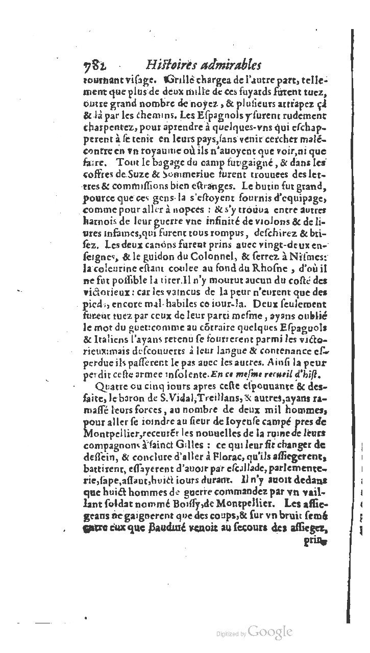 1610 - Paul Marceau - Trésor d’histoires admirables et mémorables - BSB Munich