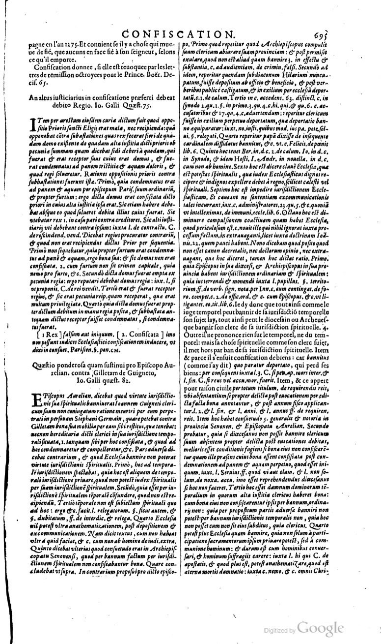 1629 - Veuve Nicolas Buon - Trésor du droit français (29620 T. 1) - BM Lyon