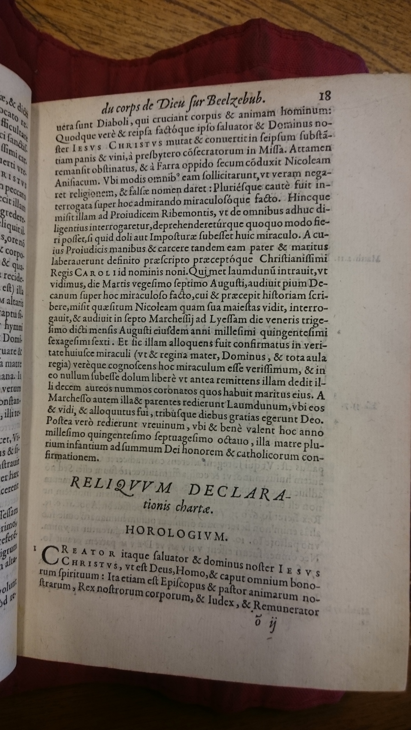 1578 - Nicolas Chesneau - Trésor et entière histoire de la triomphante victoire du corps de Dieu sur l’esprit malin - BM Lyon 1578 - Nicolas Chesneau - Trésor et entière histoire de la triomphante victoire du corps de Dieu sur l’esprit malin - BM Lyon