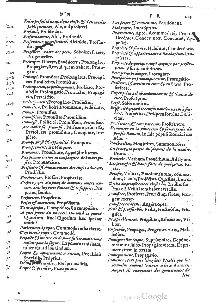 1564 - Henri Hylaire et Louis Cloquemin - Trésor des mots et traits français - BSB Munich