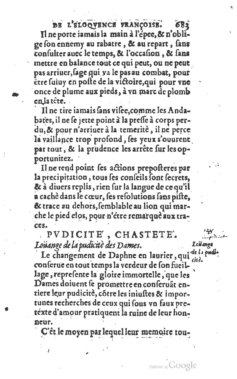 1610 - Louis Coste - Trésor de l’éloquence française (Seconde partie) - BM Lyon
