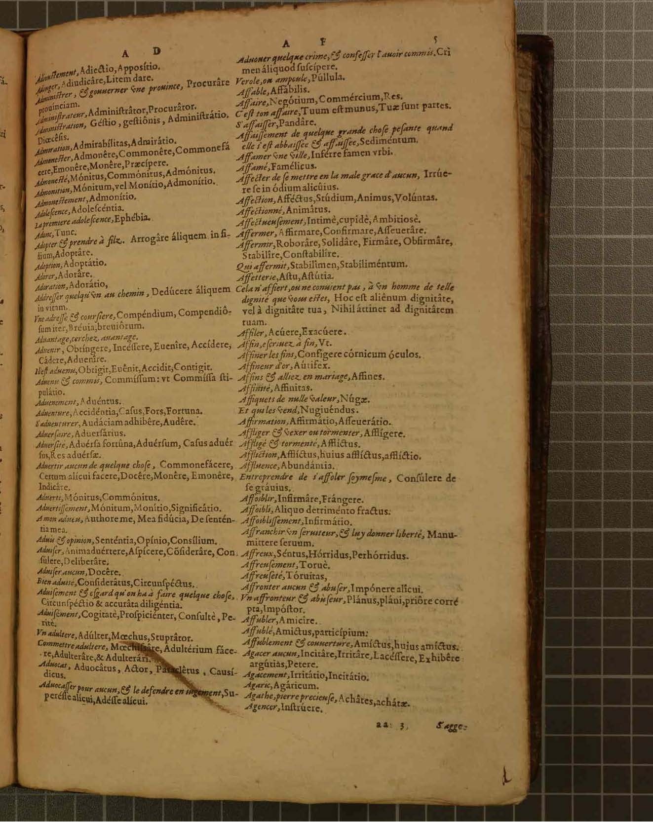 1578 - Étienne Michel - Trésor des mots et traits français - Blois
