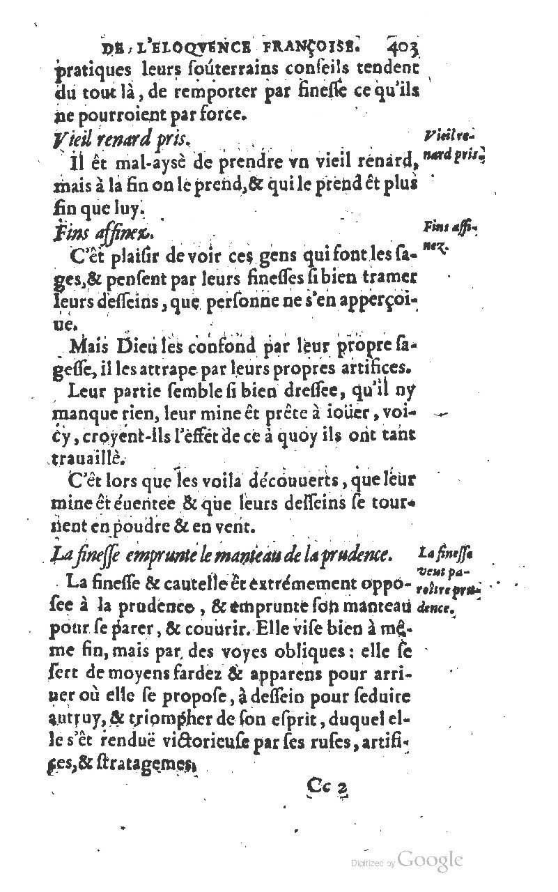 1610 - Louis Coste - Trésor de l’éloquence française (Seconde partie) - BM Lyon
