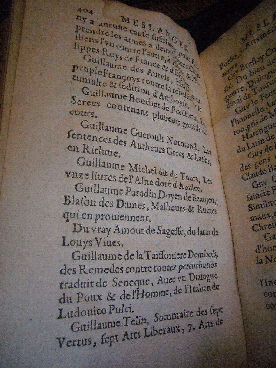 1602 - François Jacquin - Trésor des bons esprits français - BnF Arsenal