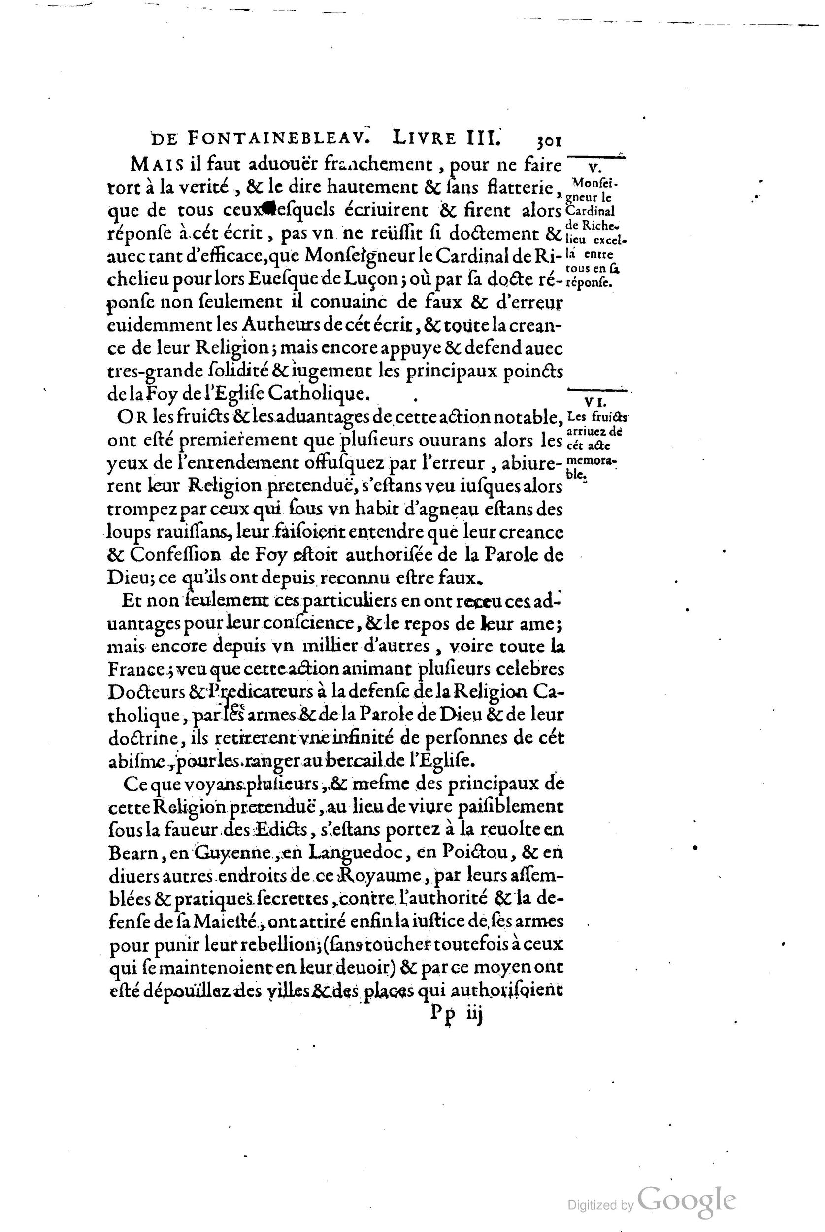 1642 - Sébastien Cramoisy - Trésor des merveilles de la maison royale de Fontainebleau - BM Lyon