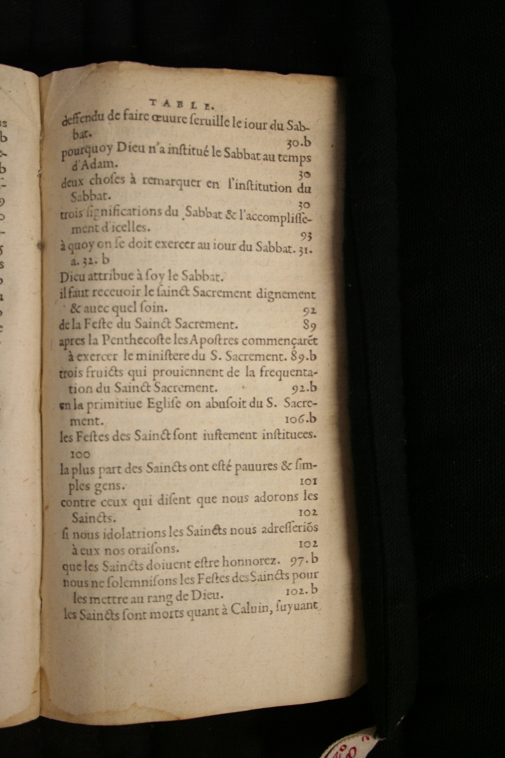 1586 - Jean Parant - Trésor de l’Église catholique et de vérité - BM Bordeaux