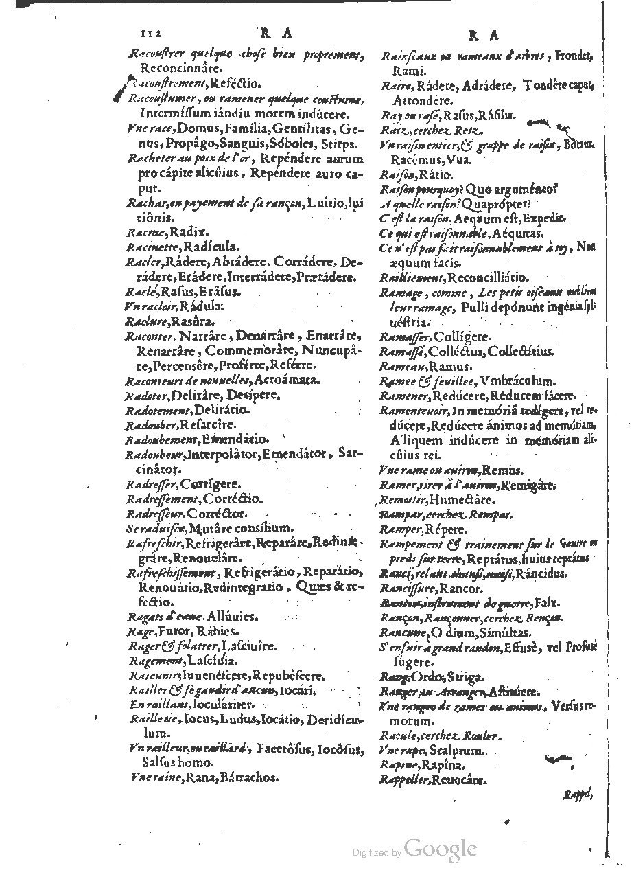 1564 - Henri Hylaire et Louis Cloquemin - Trésor des mots et traits français - BSB Munich