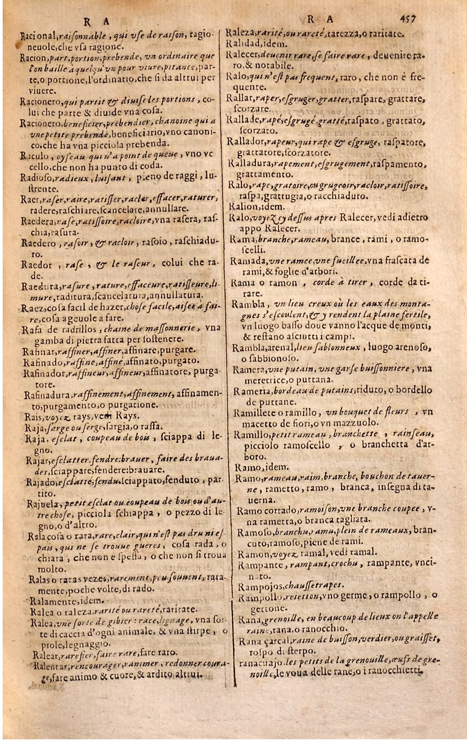 1627 - Jacques Crespin - Trésor des trois langues - Regensburg