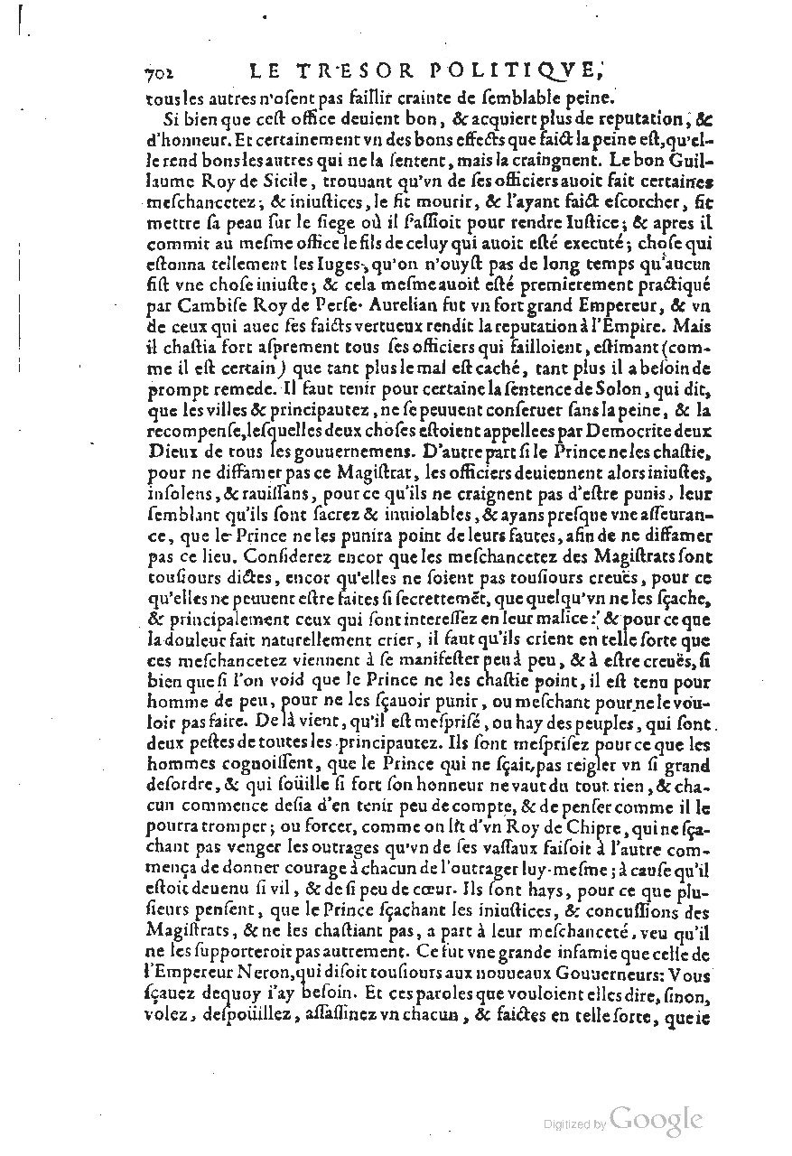 1611 - Pierre Chevalier - Trésor politique - UGent