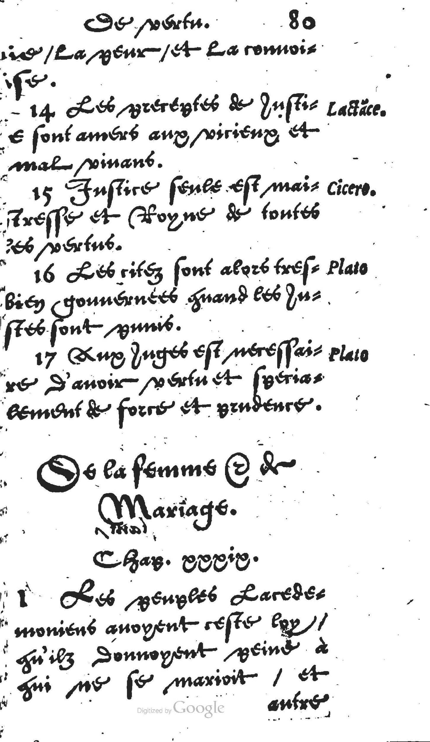 1560 - Jean Bellère - Trésor de vertu - Det Kongelige Bibliotek 1560 - Jean Bellère - Trésor de vertu - Det Kongelige Bibliotek