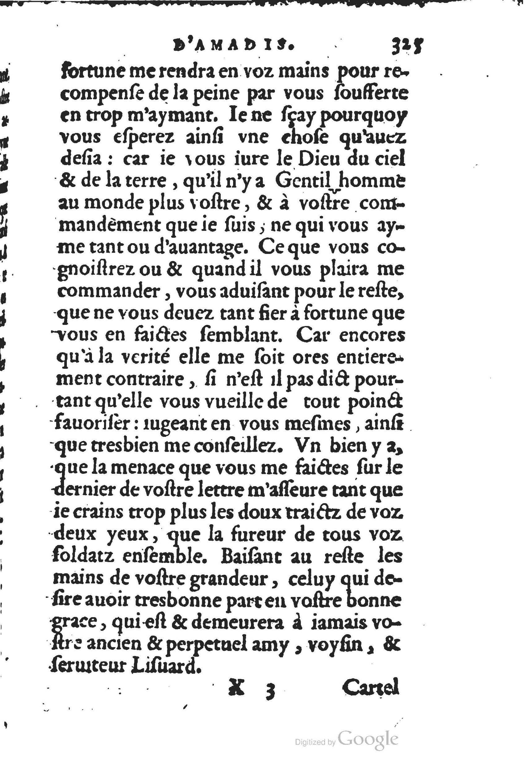 1560 - Jean d’Ogerolles et Gabriel Cotier Lyon - Trésor des Amadis - BSB Munich