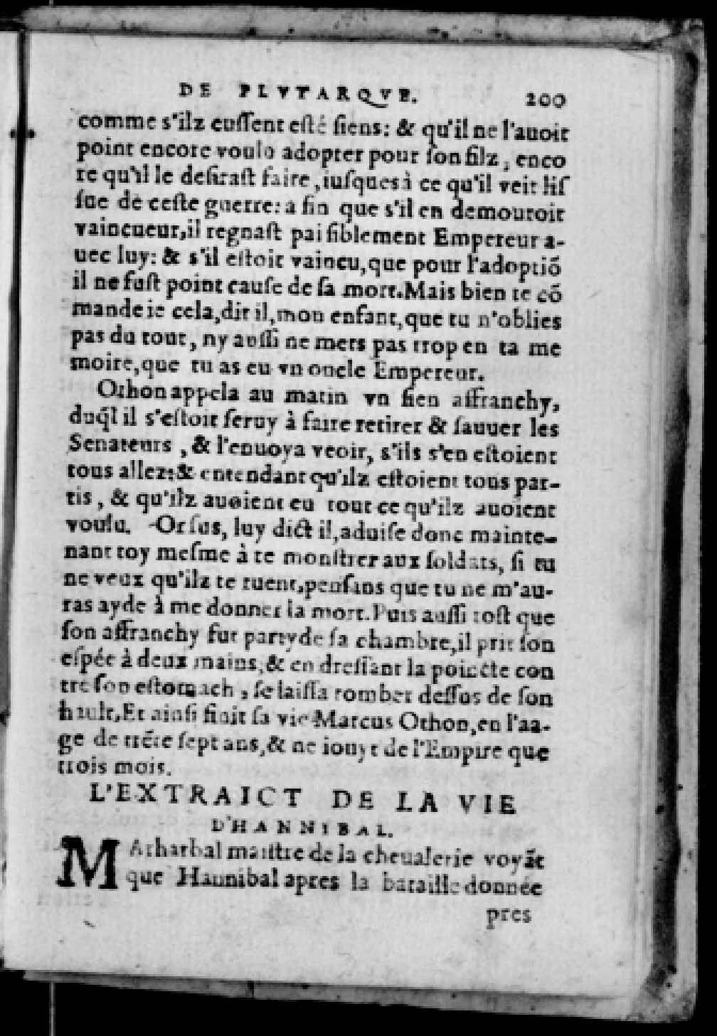 1574 - Benoît Rigaud - Trésor des vies de Plutarque - Avignon