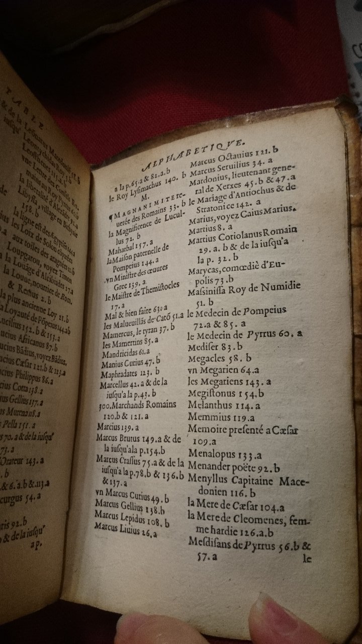 1568 - Willem Silvius - Trésor des vies de Plutarque - BnF