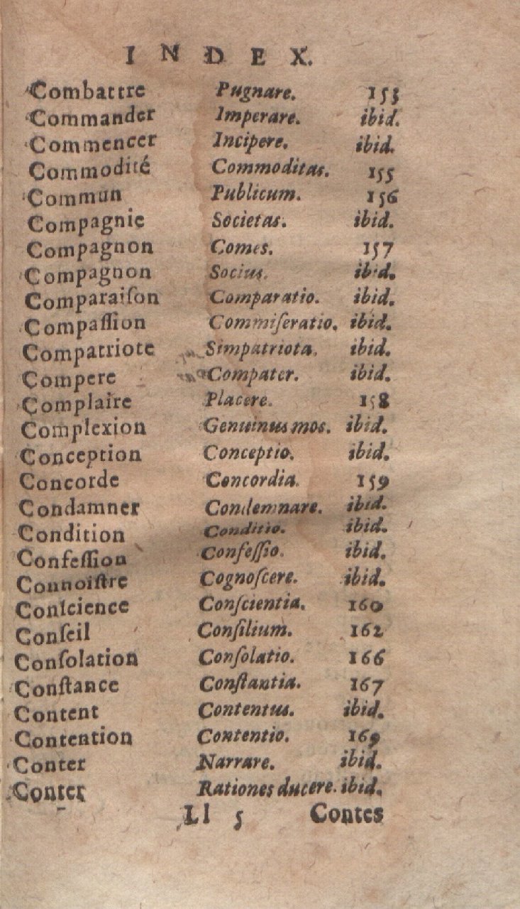 1612 - Dominicus Custos - Trésor des proverbes français - Bibliopol-Olomuc 1612 - Dominicus Custos - Trésor des proverbes français - Bibliopol-Olomuc