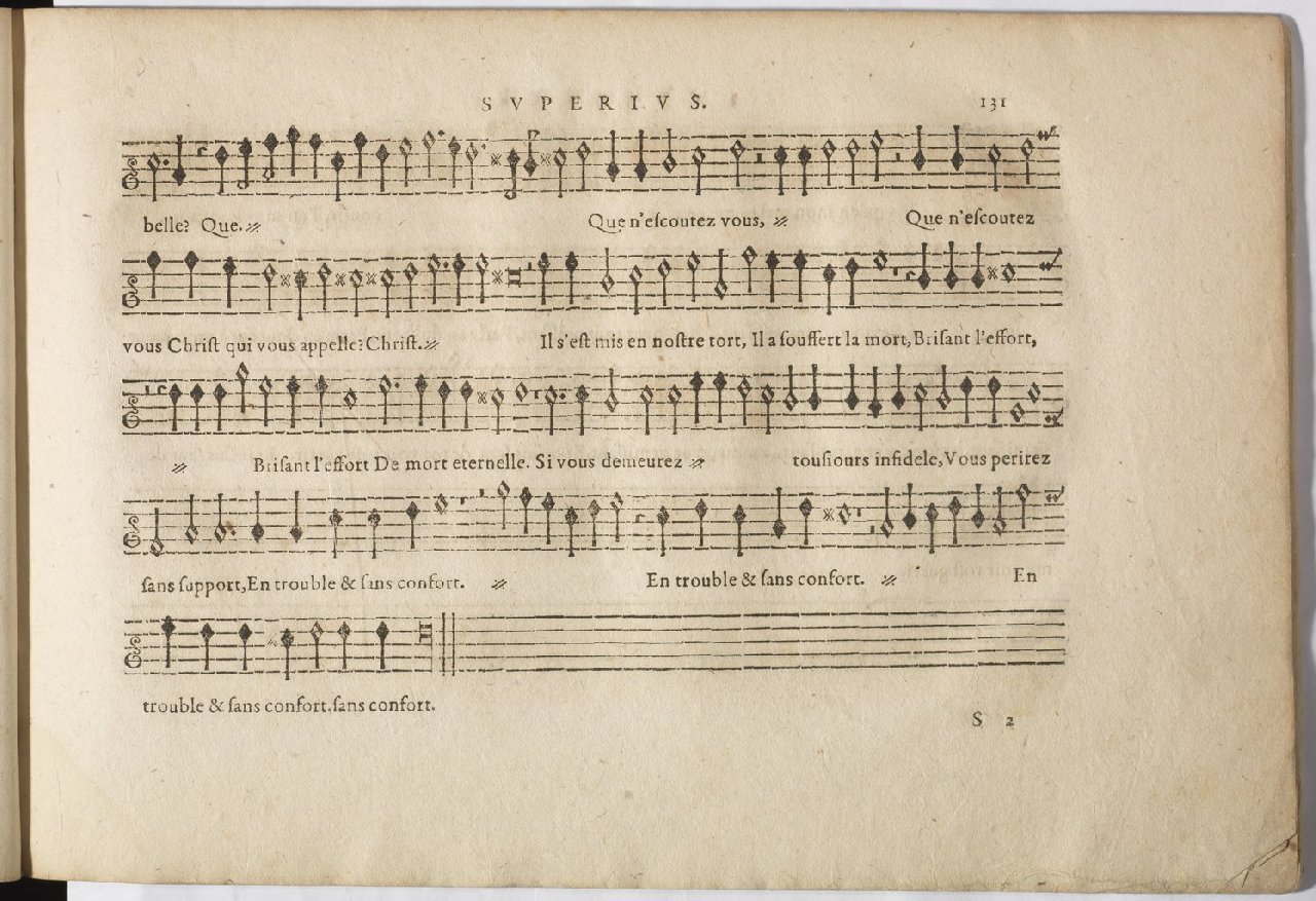 1594 - Paul Marceau - Trésor de musique d&#039;Orlande de Lassus, Superius, Bassus, Tenor, Quinta pars - BnF