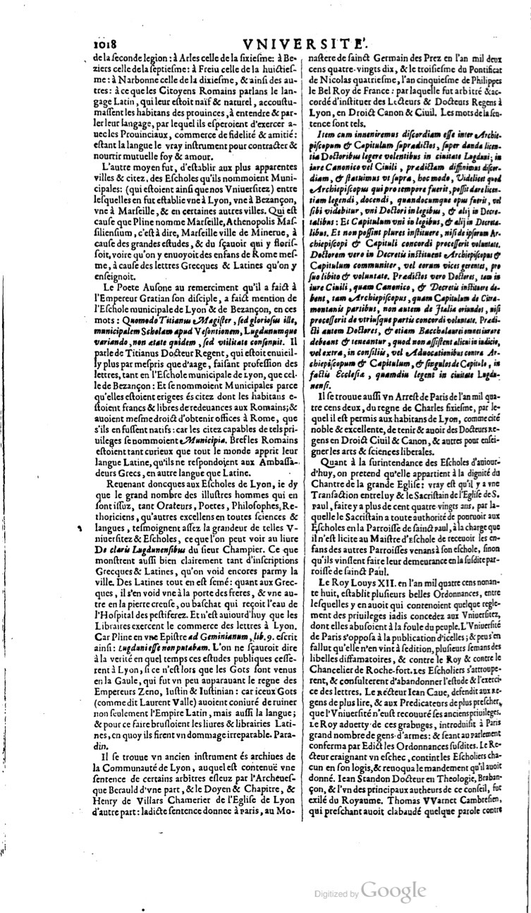 1629 - Veuve Nicolas Buon - Trésor du droit français (21754 T. 3) - BM Lyon