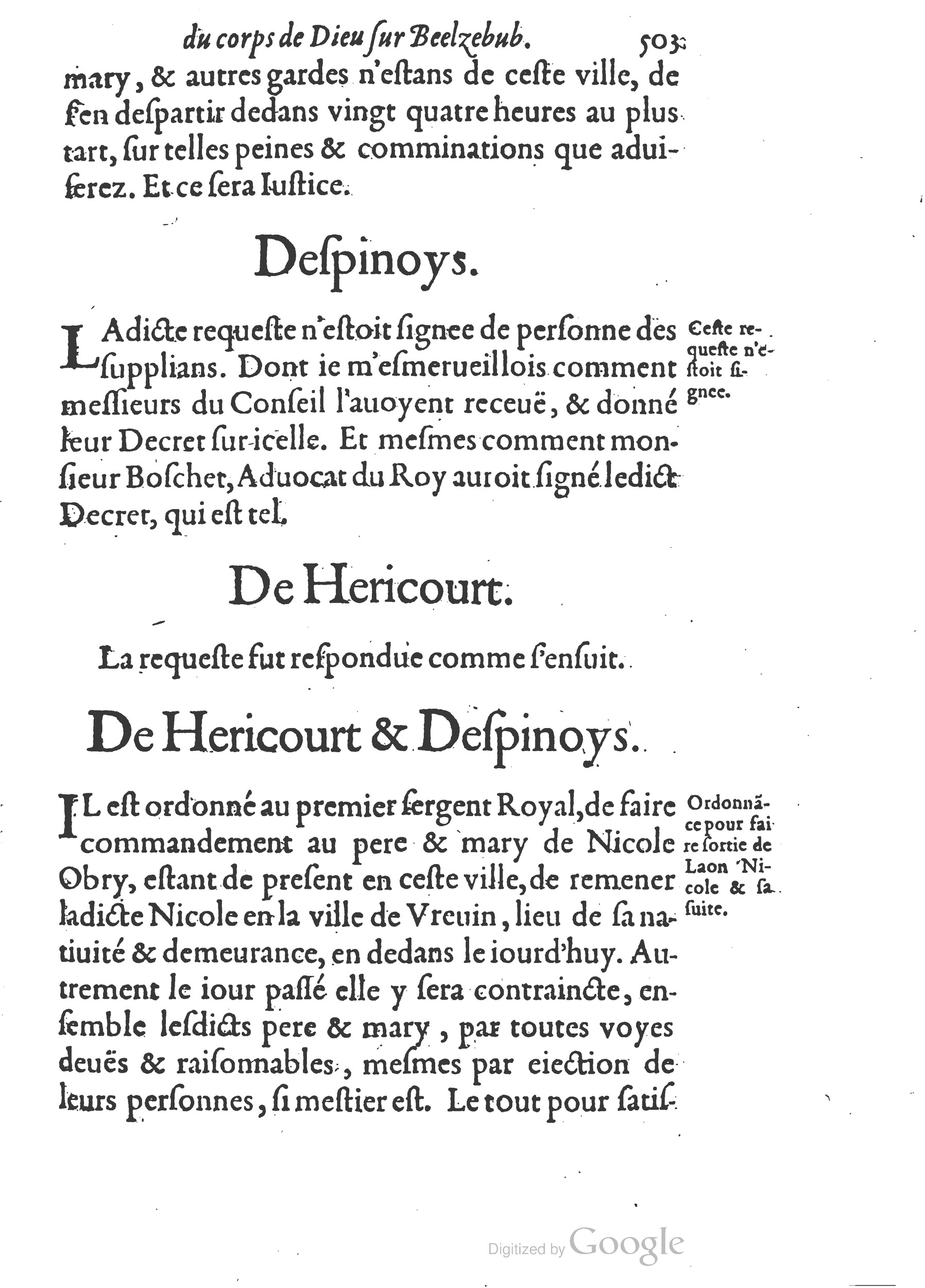1578 - Nicolas Chesneau - Trésor et entière histoire de la triomphante victoire du corps de Dieu sur l’esprit malin - British Library