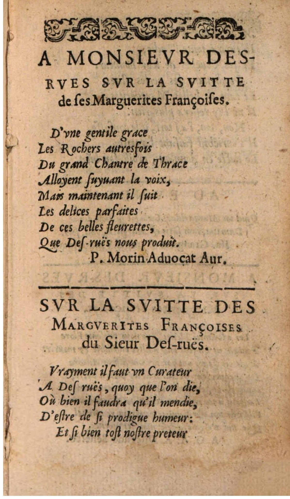 1611 - Théodore Reinsart - La Suitte des marguerites françoises, ou second thresor du bien dire - BSB Munich