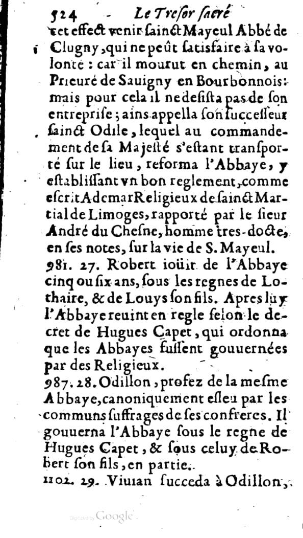 1646 - Jean Billaine - Trésor sacré ou inventaire des saintes reliques - BM Lyon 1646 - Jean Billaine - Trésor sacré ou inventaire des saintes reliques - BM Lyon