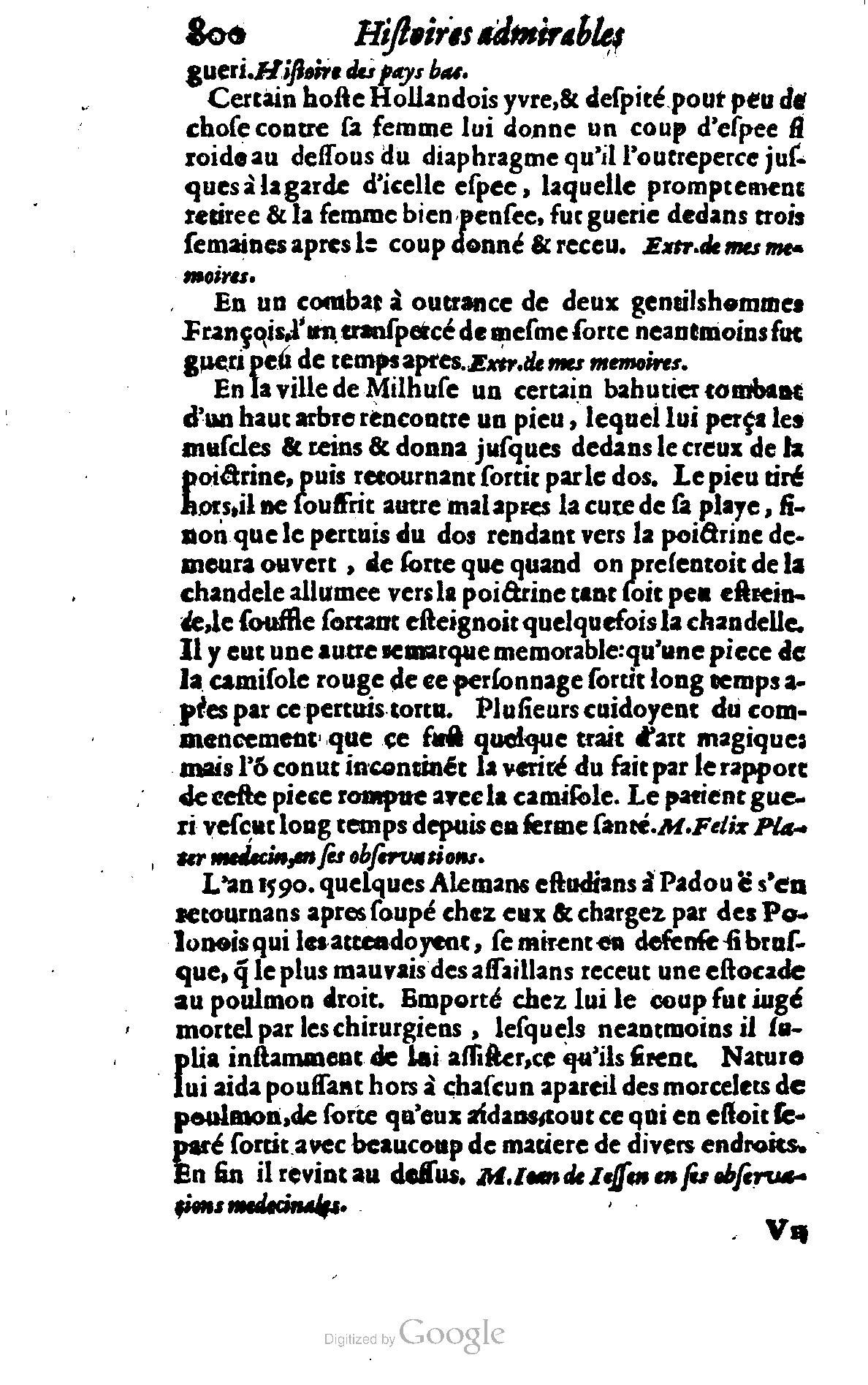 1628 - Jacques Crespin - Trésor d’histoires admirables et mémorables - BSB Munich
