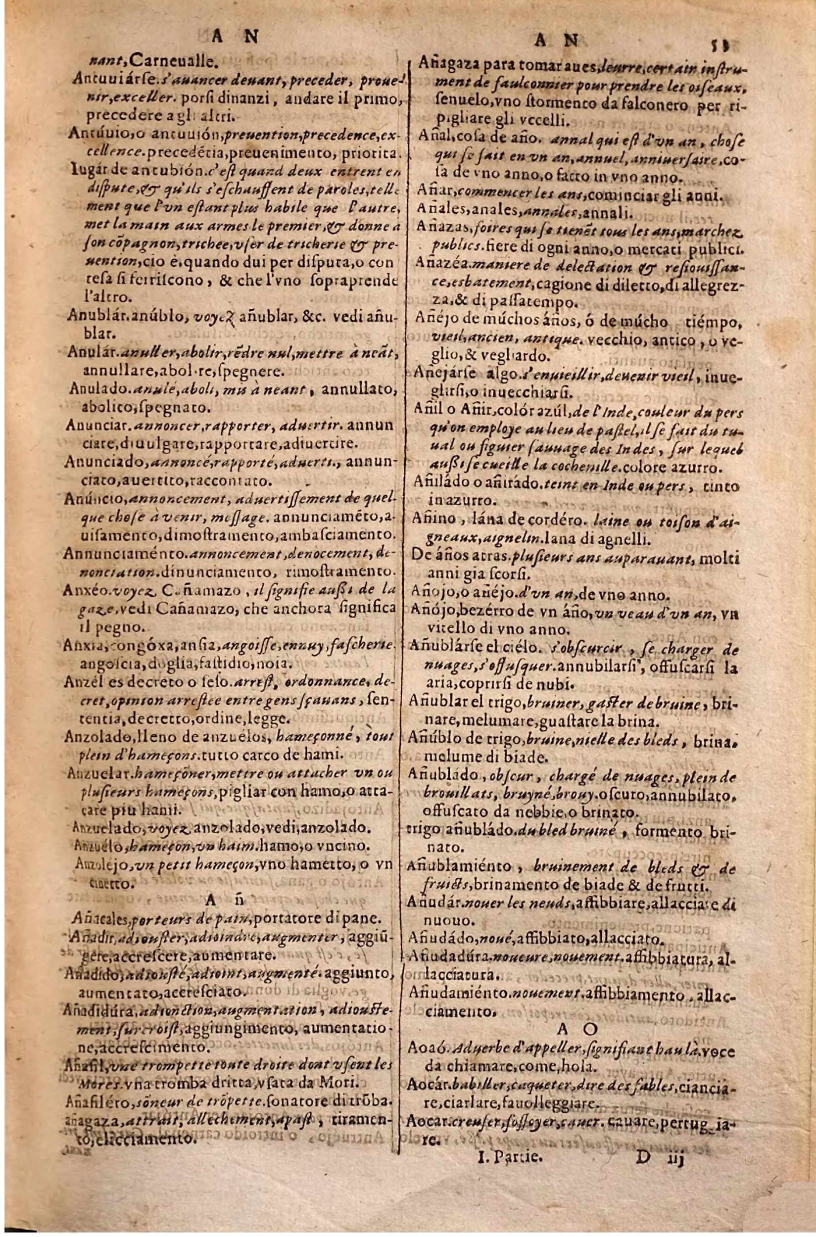 1627 - Jacques Crespin - Trésor des trois langues - Regensburg