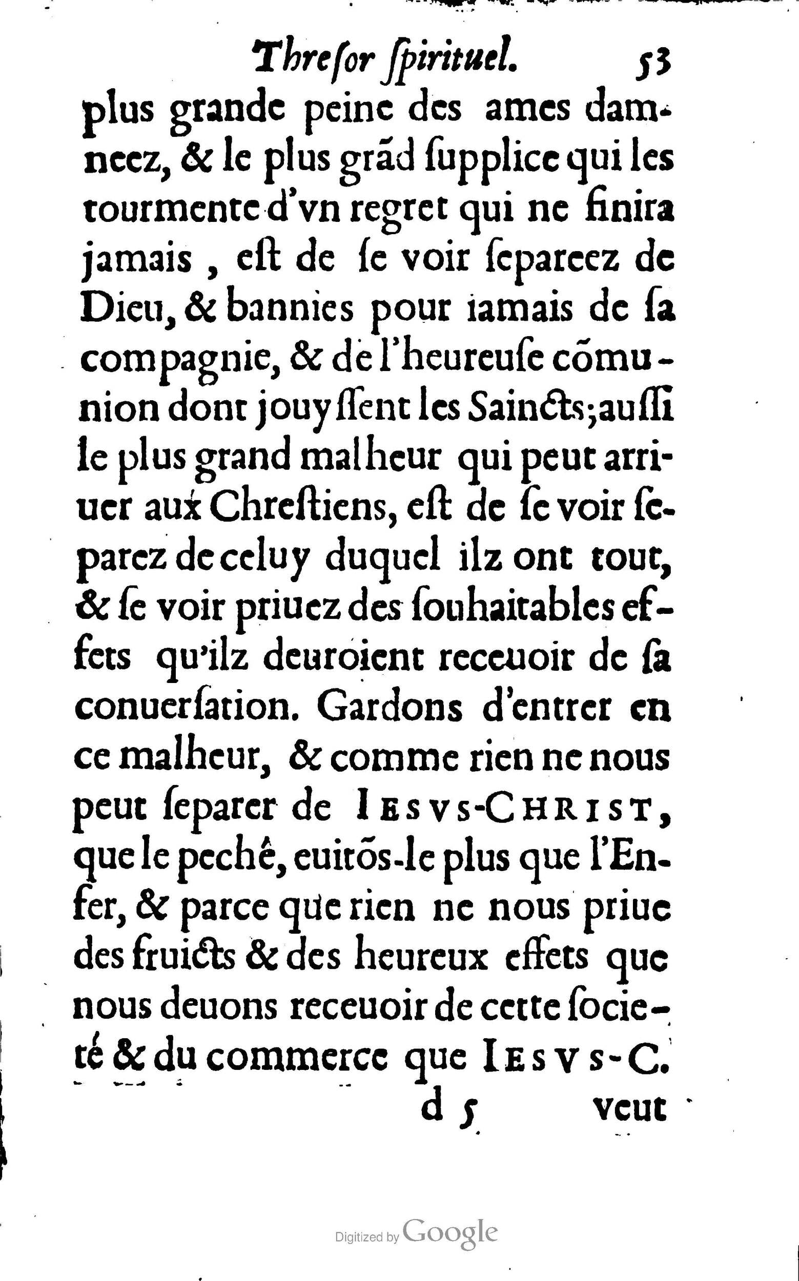 1633 - François Waudré - Trésor spirituel contenant les excellences du christianisme - BM Lyon