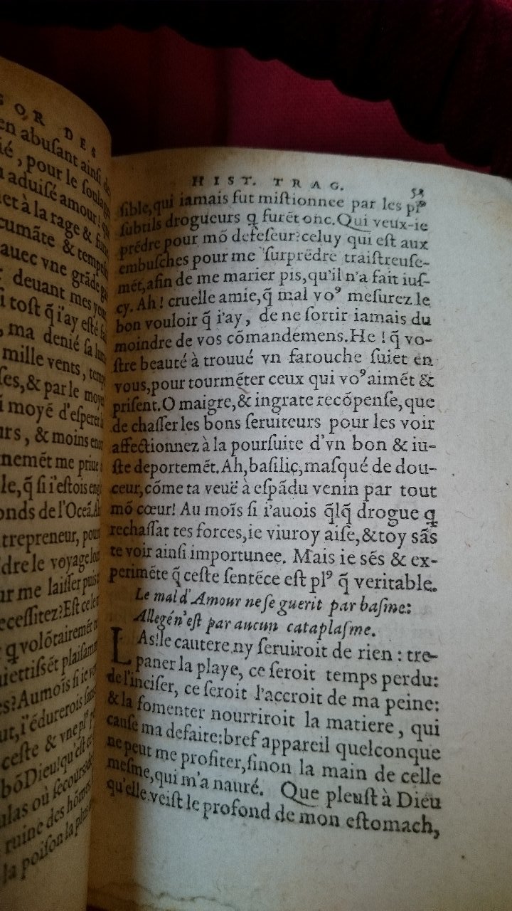 1581 - Pierre Le Voirier et Gervais Mallot - Trésor des histoires tragiques - BnF Richelieu