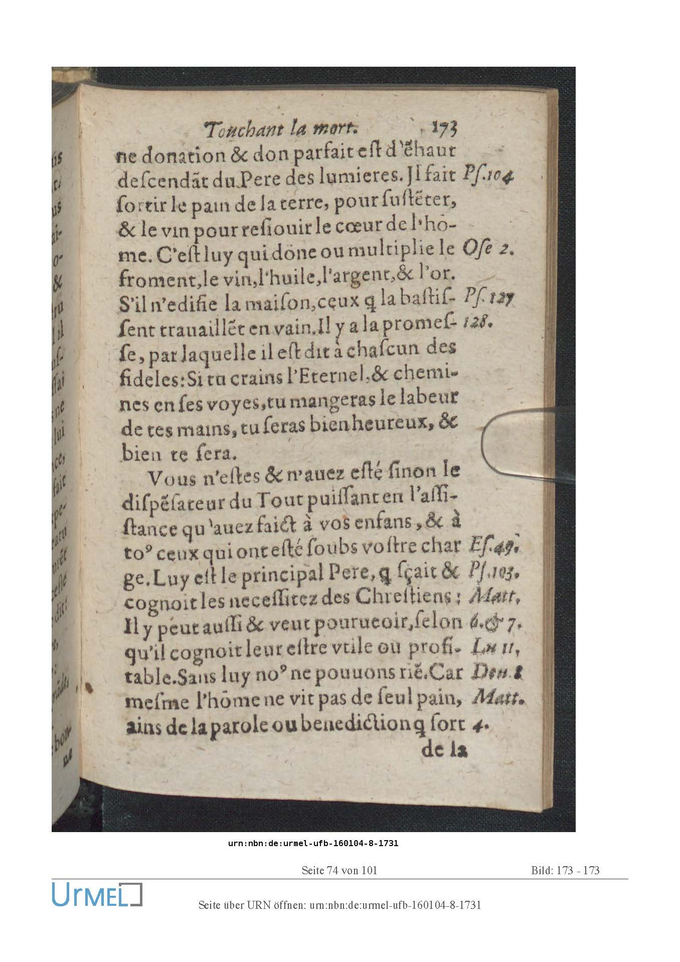 1614 - Jacques Flamand - Trésor spirituel qui contient des consolations - Universität Erfurt