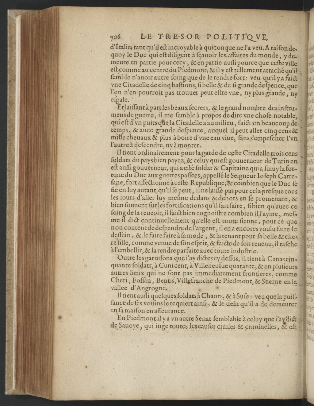 1608 - Nicolas Du Fossé - Trésor politique - BnF Tolbiac