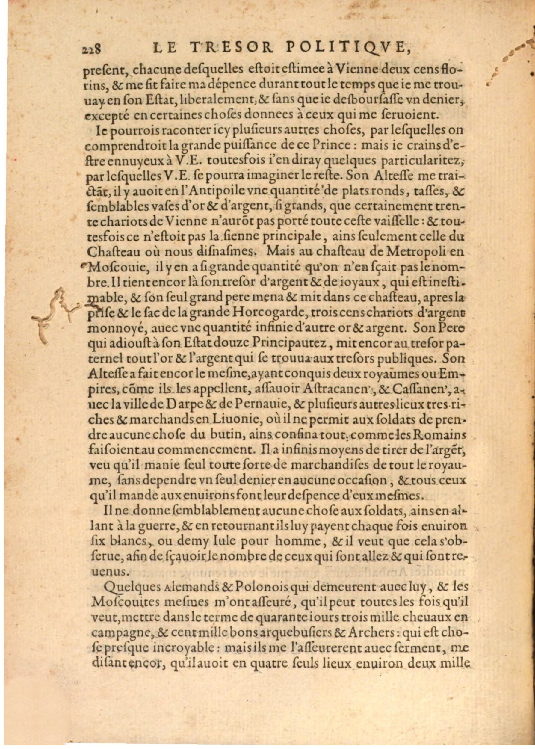 1608 - Nicolas Du Fossé - Trésor politique - BSB Munich