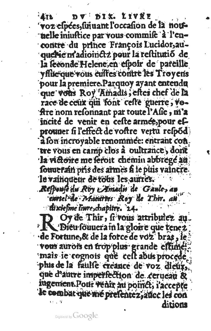 1567 - Jean Pygot - Trésor des Amadis - BM Lyon 1567 - Jean Pygot - Trésor des Amadis - BM Lyon