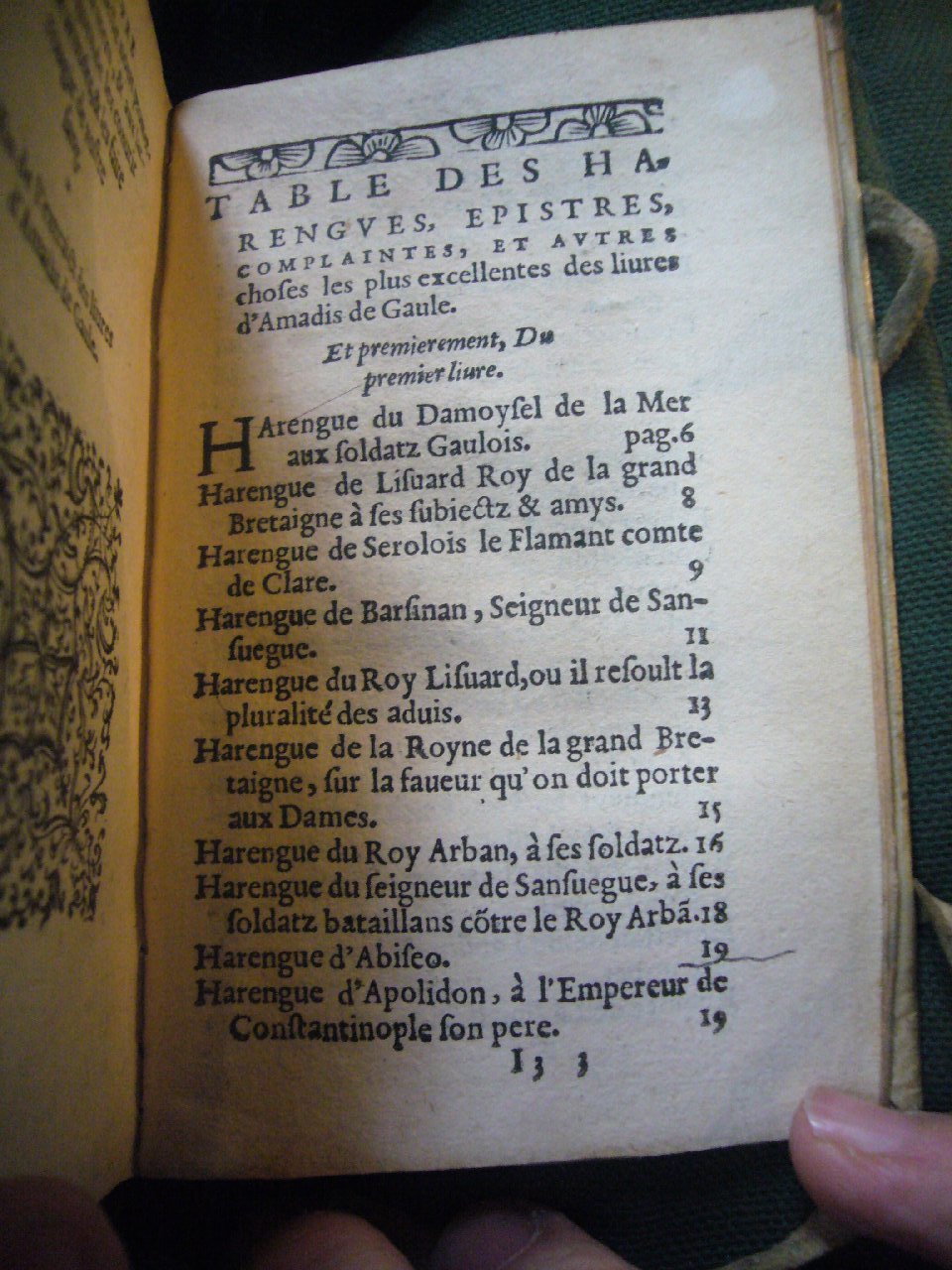 1567 - Jean Pygot - Trésor des Amadis - BnF Arsenal