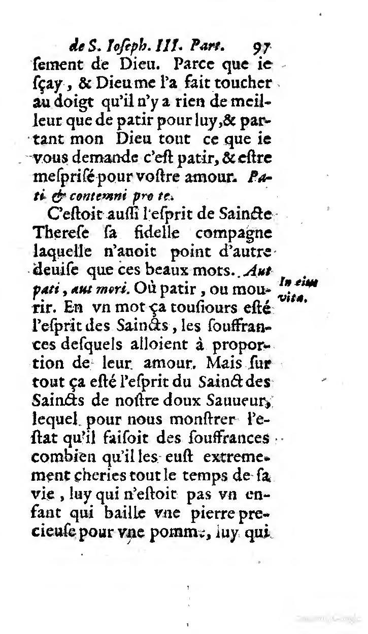 1646 - Jean Piot - Trésor inestimable de Saint-Joseph - BNC Rome
