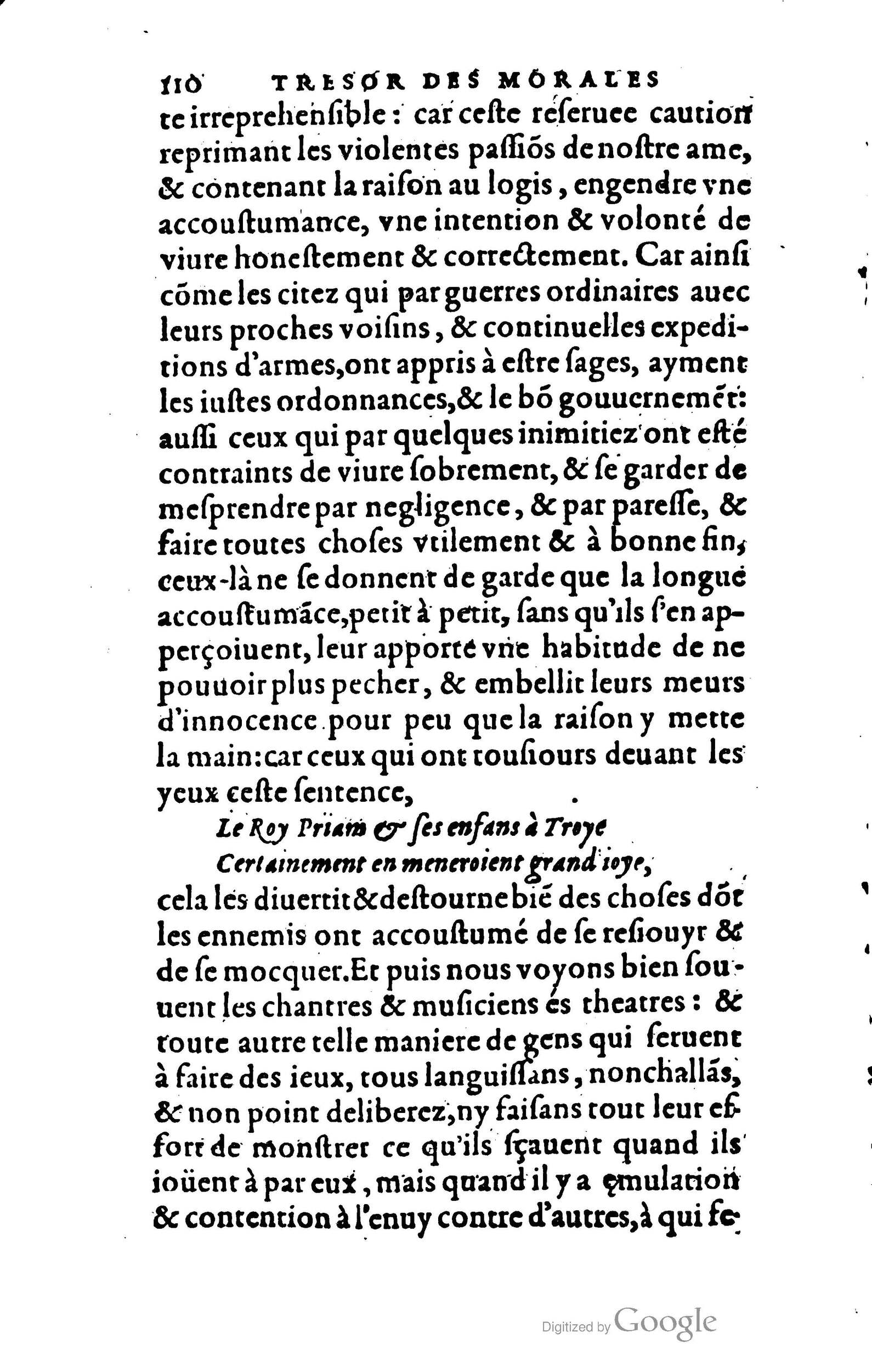 1578 - Jean Poupy - Trésor des morales de Plutarque - BSB Munich