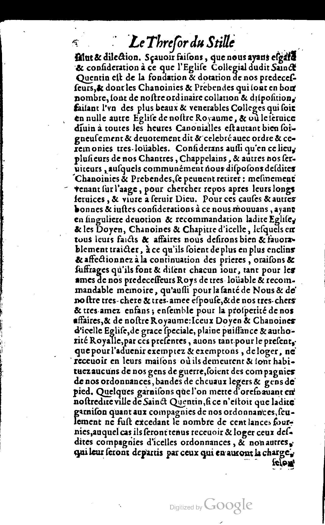 1614 - Jean Richer - Trésor du nouveau style et protocole de la chancellerie de France - BSB Munich