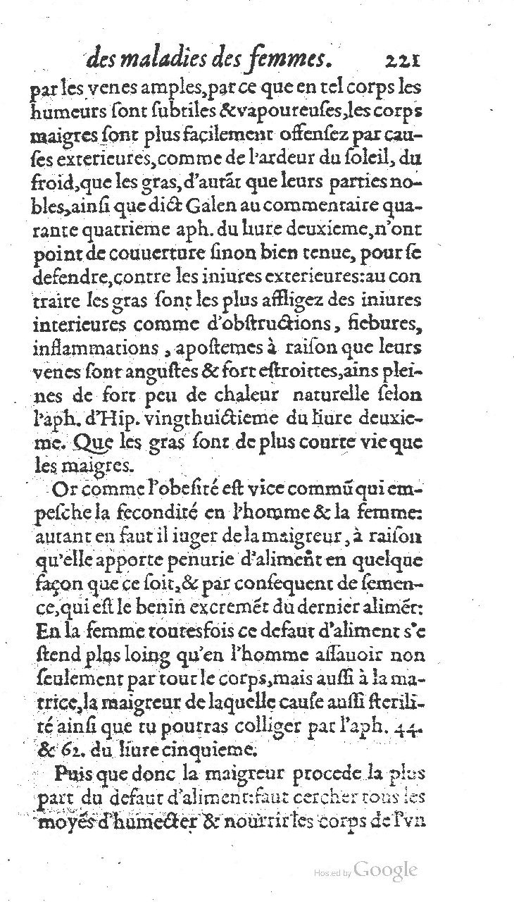 1585 - Jacques du Puis - Trésor des remèdes secrets pour les maladies des femmes - BnF