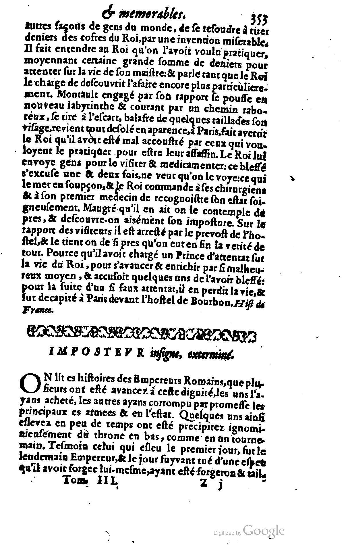 1628 - Jacques Crespin - Trésor d’histoires admirables et mémorables - BSB Munich