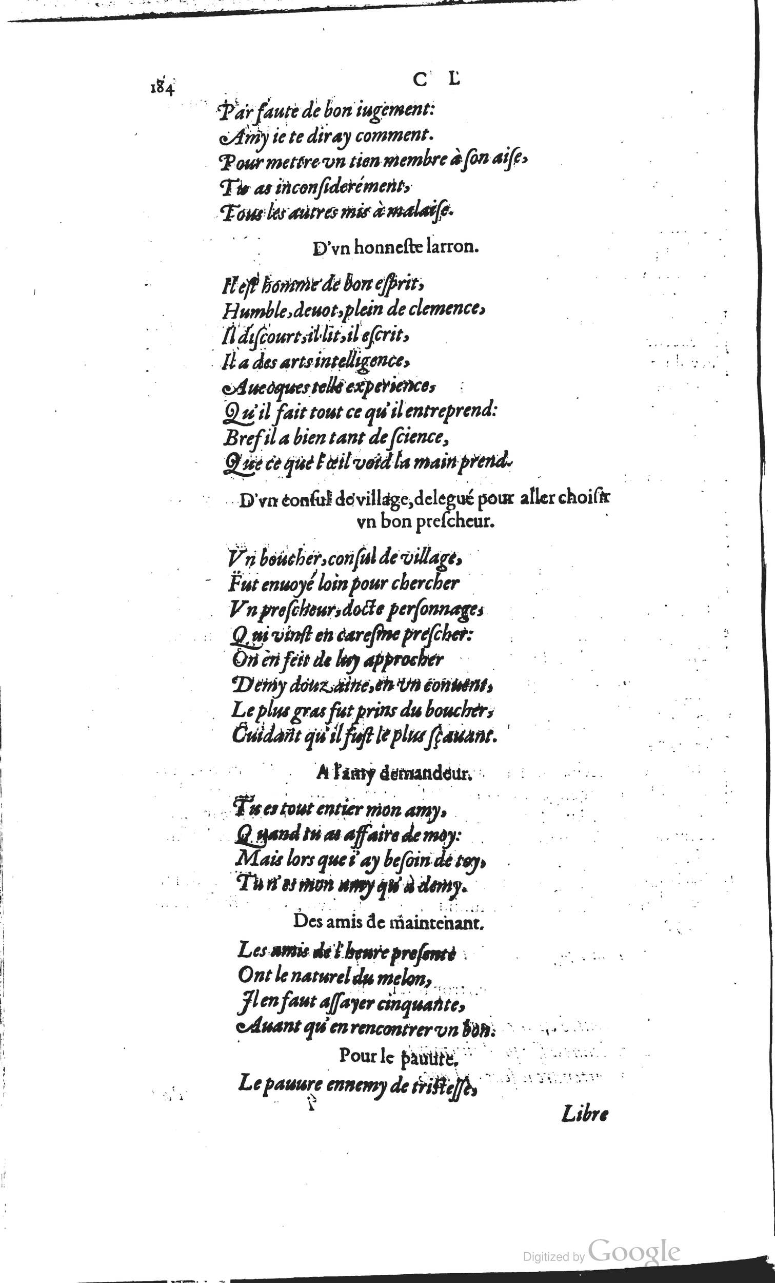 1585 - Barthélemy Honorat - Bibliothèques françaises - BSB Munich
