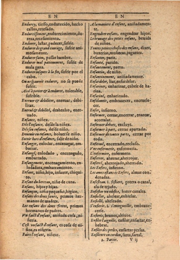 1607 - Marc Orry - Trésor des deux langues espagnole et française (Première et Seconde parties) - ÖNB Wien
