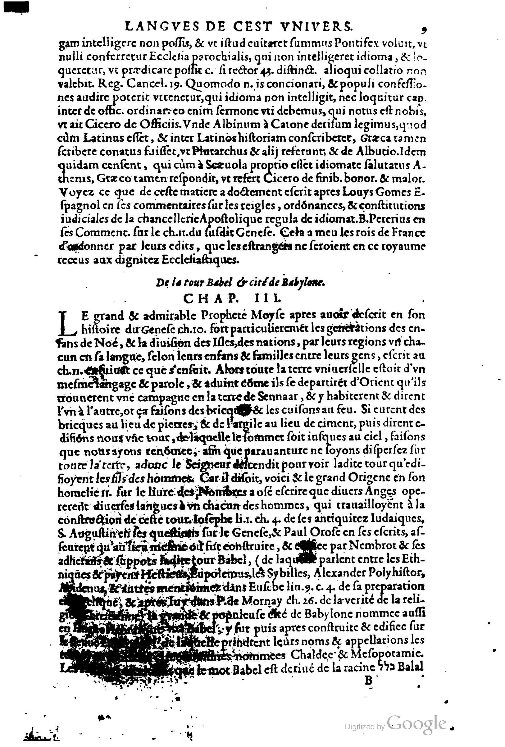 1619 - SHC - Trésor de l’histoire des langues de cet univers - BCU Lausanne