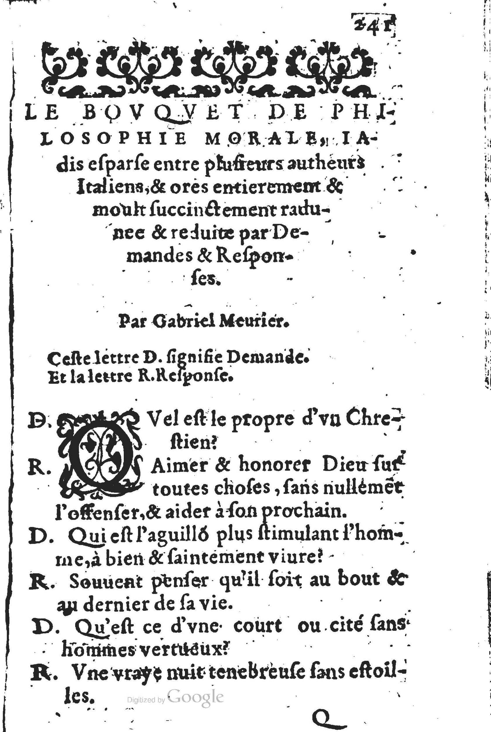 1578 - Nicolas Lescuyer - Trésor des sentences dorées - UGent