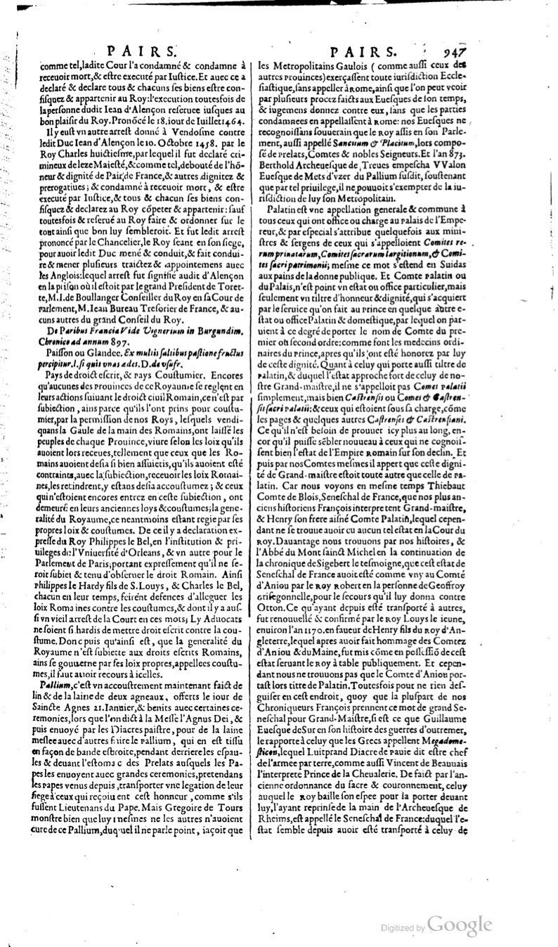1629 - Veuve Nicolas Buon - Trésor du droit français (29620 T. 2) - BM Lyon
