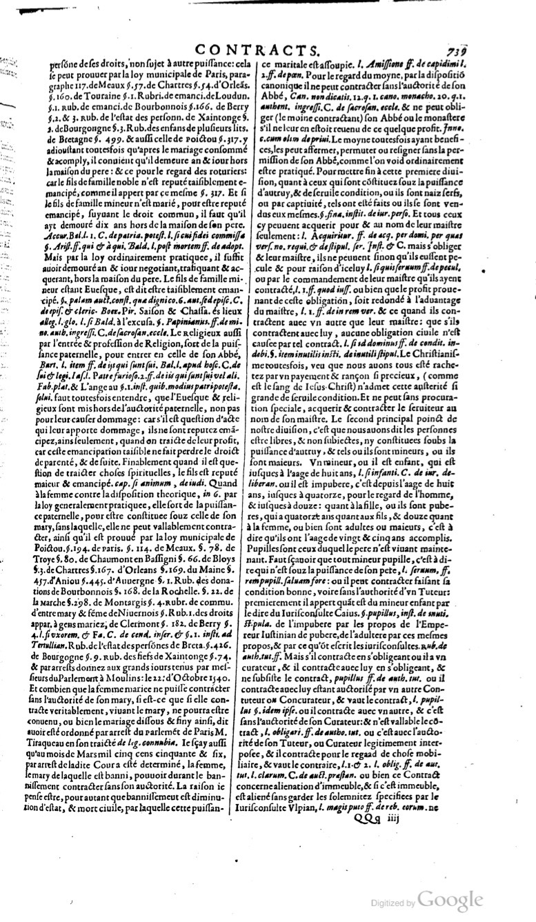 1629 - Veuve Nicolas Buon - Trésor du droit français (29620 T. 1) - BM Lyon