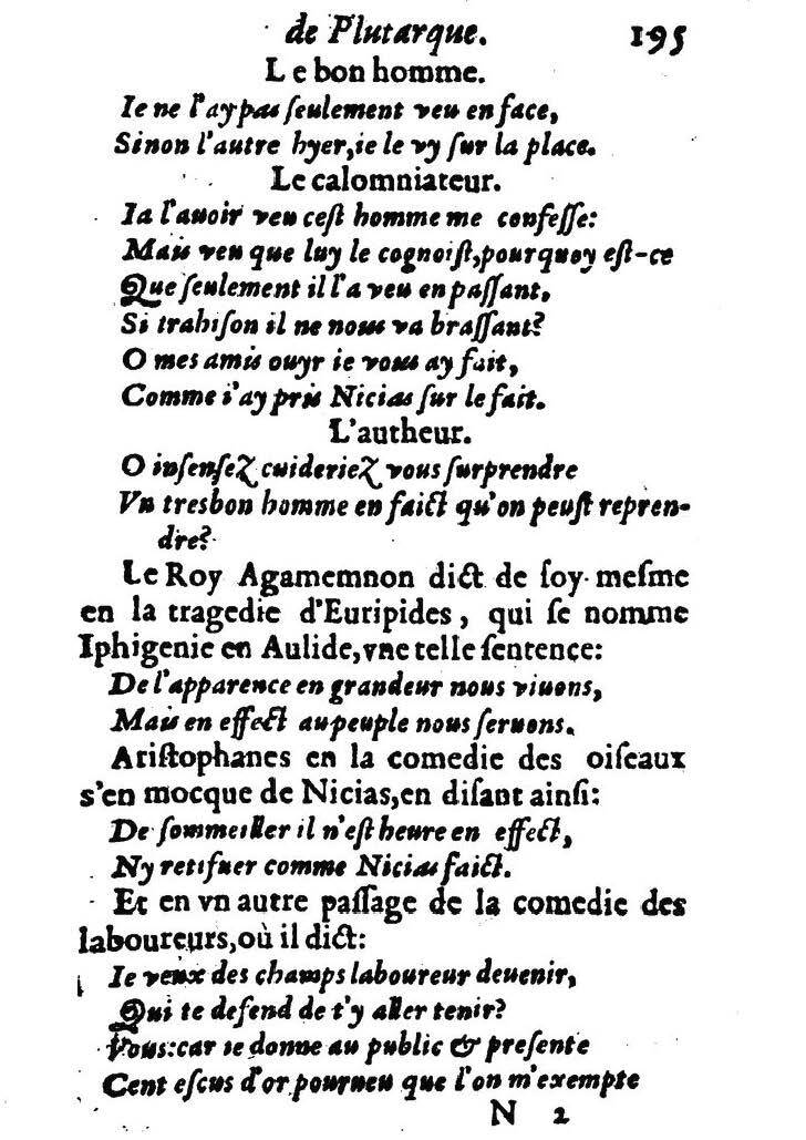 1611 - Pierre Rigaud - Trésor des vies de Plutarque - BM Lyon