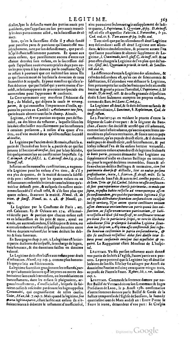 1629 - Veuve Nicolas Buon - Trésor du droit français (21754 T. 2) - BM Lyon 1629 - Veuve Nicolas Buon - Trésor du droit français (21754 T. 2) - BM Lyon