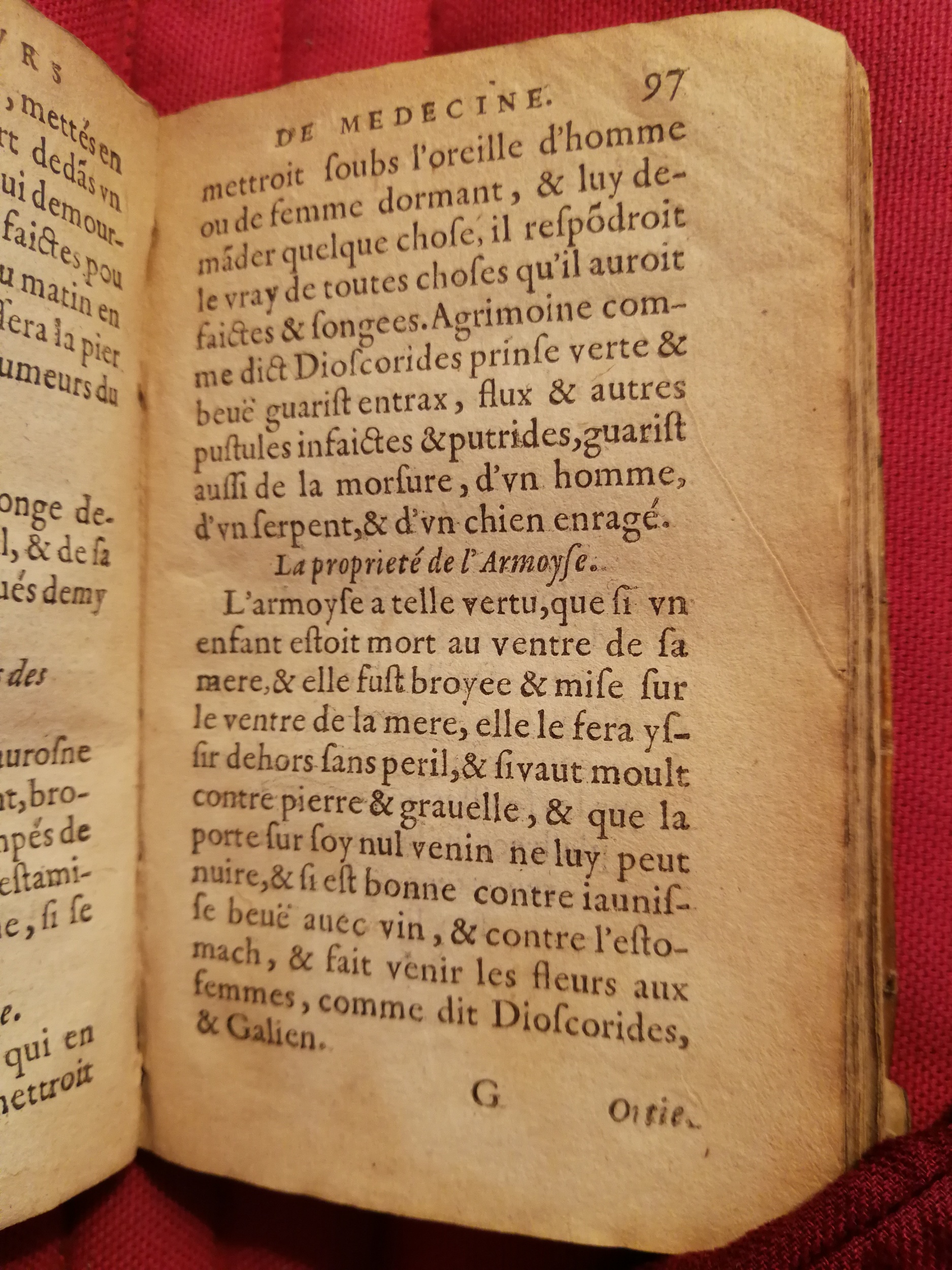1586 - Benoît Rigaud - Trésor des fleurs et secrets de médecine - Sainte-Geneviève