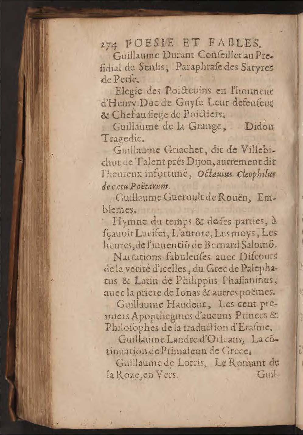 1602 - François Jacquin - Trésor des bons esprits français - BnF Arsenal