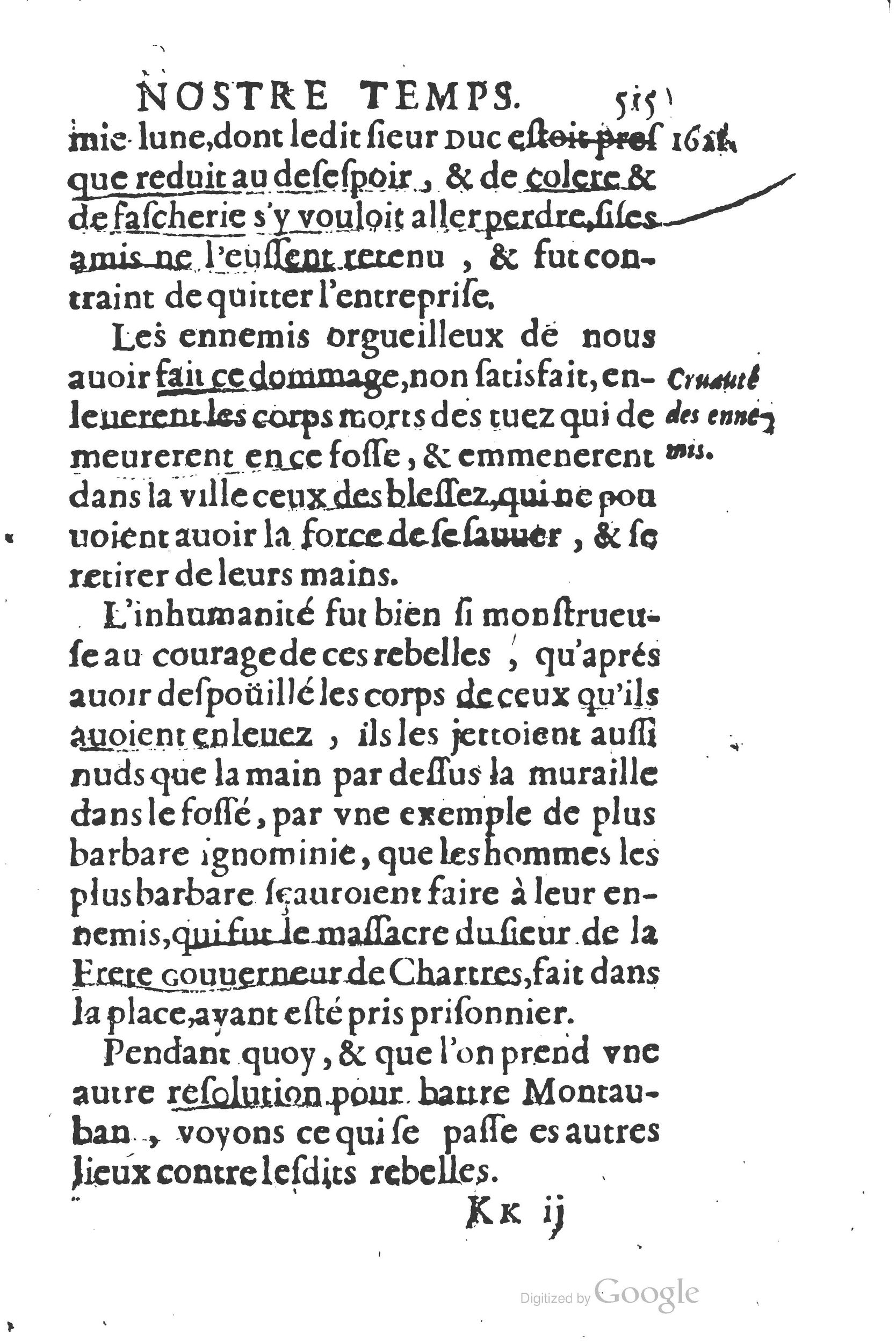 1626 - Joseph Bouillerot - Trésor de l’histoire générale de notre temps - BSB Munich