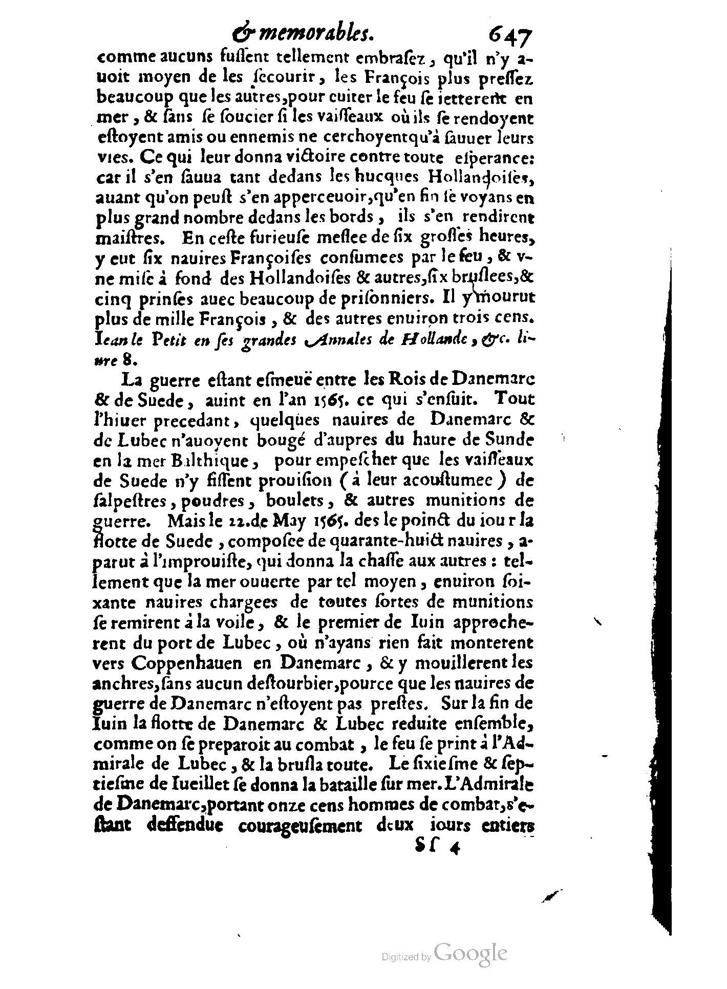 1620 - Samuel Crespin - Trésor d’histoires admirables et mémorables - BCU Lausanne