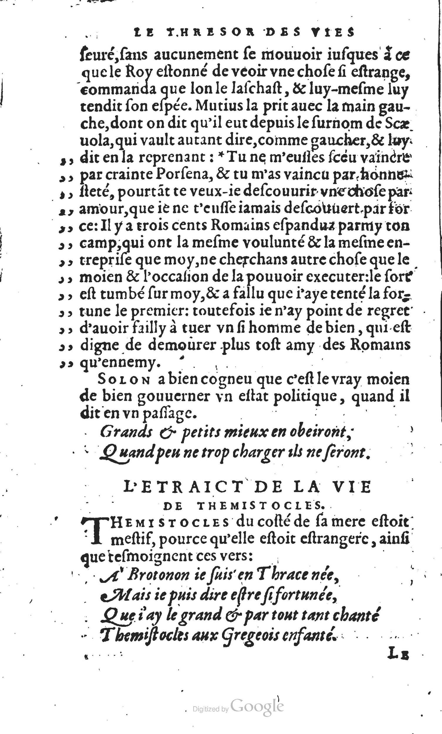 1567 - Willem Silvius - Trésor des vies de Plutarque - Anvers Musée Plantin-Moretus